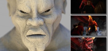 Demon Model – I created this model and effects for the Martin Rodriguez short film ‘Speak of the Devil’